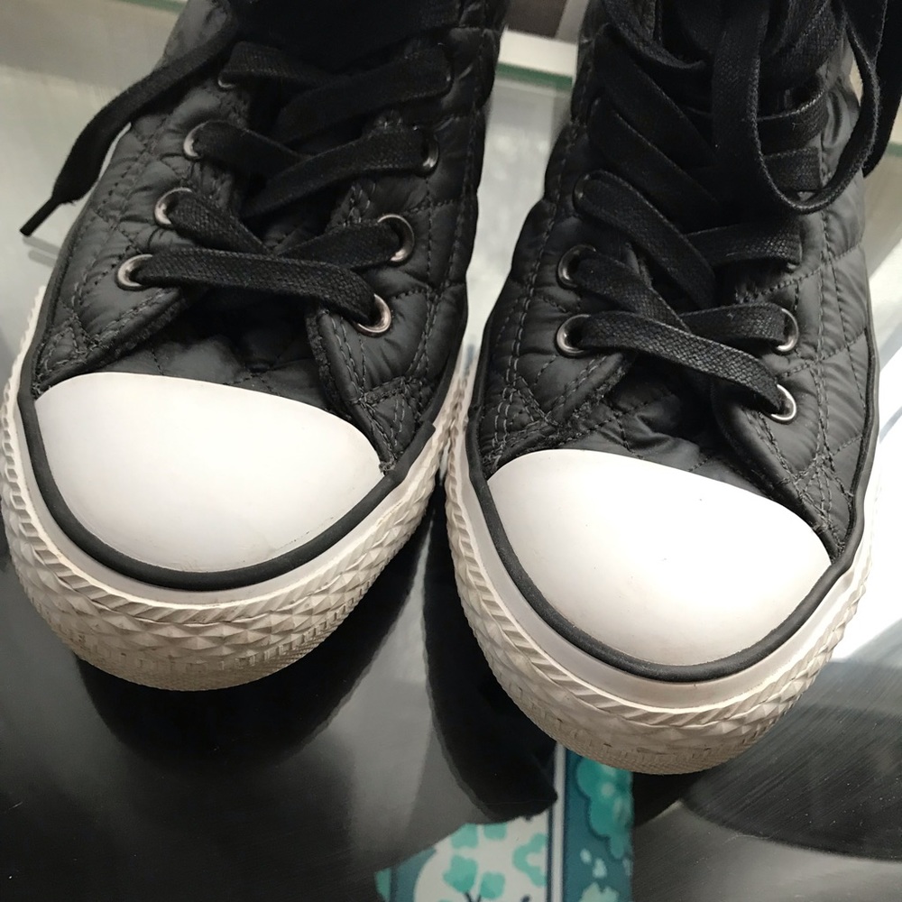 Fleece Lined Quilted Converse (9) - Picture 7 of 8